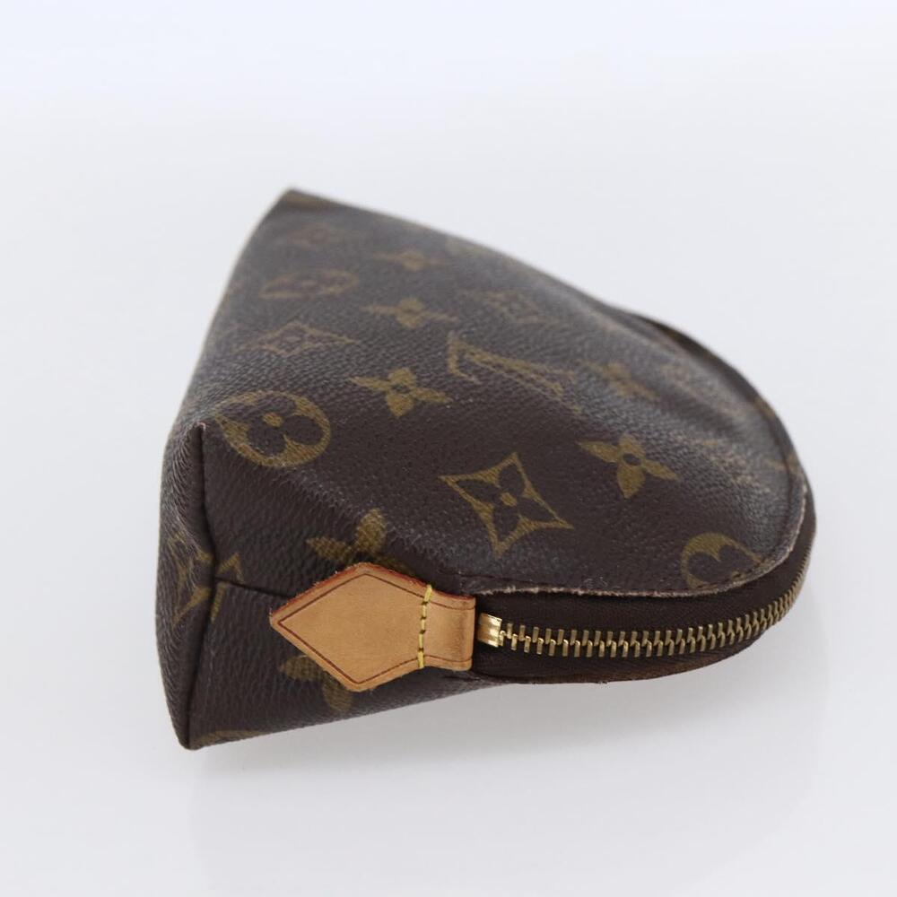 LOUIS VUITTON Monogram Pochette Cosmetic PM Cosmetic Pouch M47515 LV Auth BA8070 - Picture 4 of 16